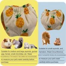 kids dodo bird 2pcs Washable And Reusable Small Pet Diapers - Suitable For Guinea Pigs, Squirrel Diapers And Other Small And Medium Animals