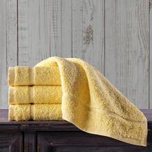Luxury Cotton Washcloths 13x13 Inch - Large Hotel Spa Bathroom Face Towel | 12 Pack | Yellow - 黃色 - 查看 7
