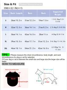 A Simple And Comfortable Polyester Four Legged Cat And Dog Costume, Sleepwear, Home Clothes Suitable For Pets, Small Cats And Dogs, Clothes For All Seasons Of Home Wear (Not Suitable For Large Dogs) - Multicolor - View 4