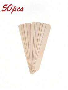 200/100/50/10 pezzi Bastoncini in legno naturale per rimozione dei peli con precisione - Bastoncini in legno per rimozione dei peli del corpo, Applicatore spatola in legno per rimozione dei peli, Bastoncini in legno naturale per applicazione della cera, Spatola applicatore in legno per cera, Ideale per uso in spa e a casa, Spatola per rimozione dei peli estiva
