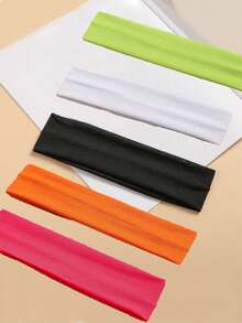 4PCS Women Headbands African Wide Hair Wrap Extra Turban Head Bands For Lady Large Sport Workout Stretch Non-Slip Big Autumn-Winter Boho Sports Bandanas Knot-Tied Bandanas Ladies Sports Yoga Workout Hair Bands Fall Hair Accessories For Women For Vacation Outfits Woman - Multicolor - View 2