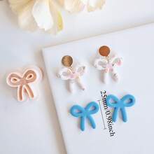 1pc Bow Polymer Clay Cutter Spring Themed Clay Handicraft Product, Suitable For DIY Jewelry Making, Polymer Clay Tools - bow - View 9
