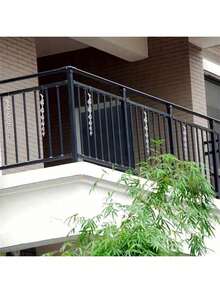 驱鸟反光棒 30 厘米 驱鸟器 风动螺旋旋转杆 悬挂饰品 家居花园装饰 - 銀色 - 查看 6