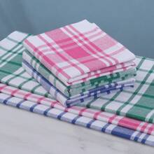 1/2/4/8/12 pièces Chiffons, 3 couleurs Serviettes de cuisine, Serviettes de cuisine à carreaux, Serviettes de cuisine à rayures et carreaux tissus, Carreaux bleus, Carreaux rouges, Cuisine et salle à manger, Fournitures de cuisine