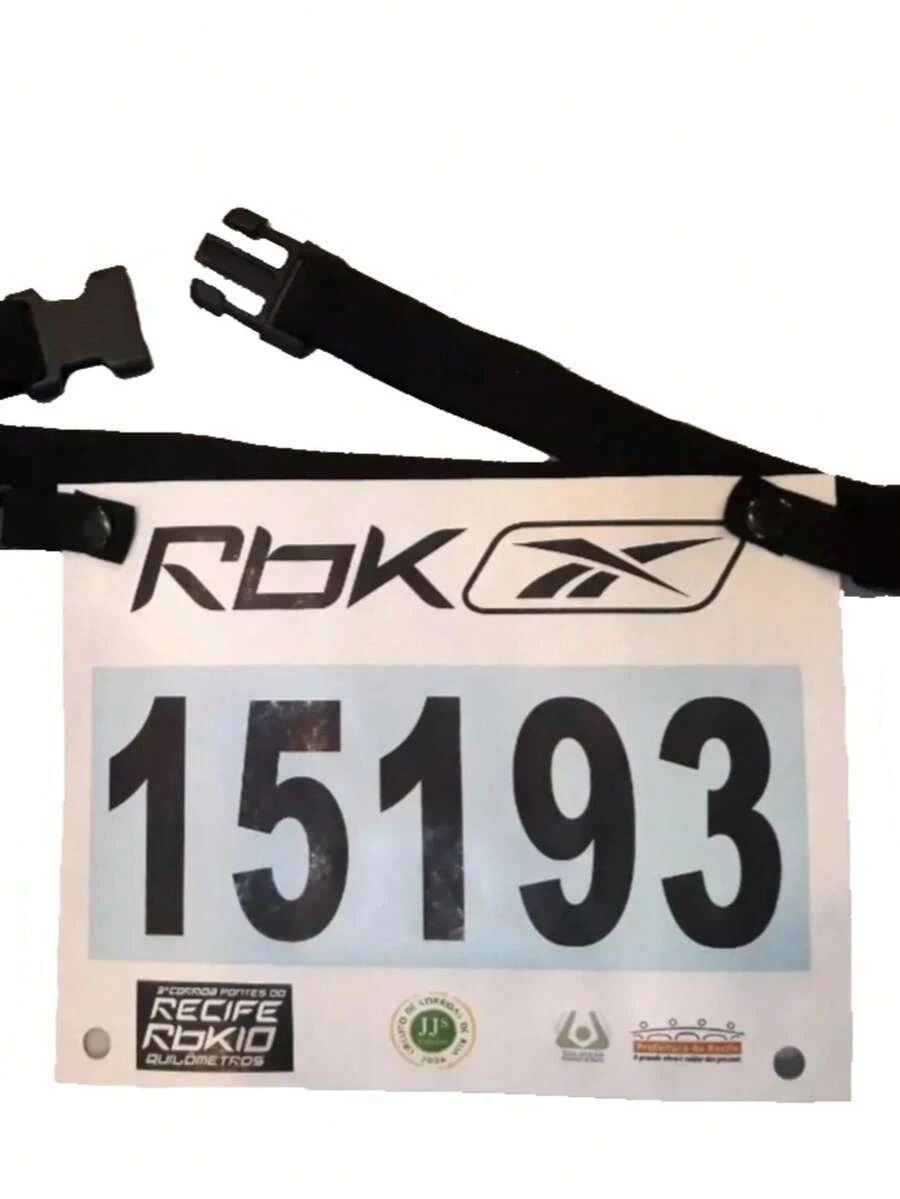 Boton Porta Numero de Corrida Ciclismo Caminhada Fixa numero Prendedor ...