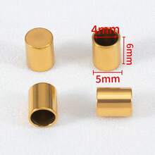 20 Buah Gesper Tali Kulit Gantung Stainless Steel, Tutup Ujung Datar Berlapis Emas, Cocok untuk Aksesoris Pembuatan Kalung, Gelang, dan Perhiasan DIY - gesper tali - View 15