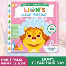 beartale Interactive Flip-Up Story Book, Animal Daily Activities Picture Book (Rooster Waking Up, Kitten Washing Face, Hippo Brushing Teeth, Bear Tidying Room), Suitable For 3-6 Years Old Children, Montessori Quiet Travel Toy, Pre-School Enlightenment And Bedtime Reading - Multicolor - View 14