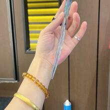 1 件菱形图案复古休闲 ABS 塑料发夹，适合所有季节 - 彩色 - 查看 1