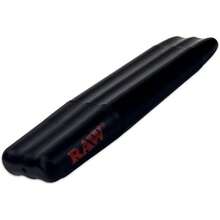 RAW Three Tree Triple PreRoll Saver Holds Three Pre Rolled Cigarette Papers And Includes An ARC Scoop Card - Black - View 2