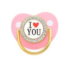 1 Shiny Diamond Shaped Silicone Pet Chew Toy, I Love You Letter Pattern, With Dust Cover, Used To Relieve Dog Anxiety, Reliable, Suitable For All Breeds, Daily Companions, Holiday Gifts, Chew Toy | Shiny Design | Chew Toy - Multicolor - View 13