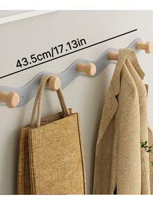 1pc Wall-Mounted Drill Hook Hanger, Multi-Functional Bathroom Hanger, Door Back Hook, Aluminum Alloy Bathrobe Hook, Key Hanger, Kitchen And Bathroom Storage Rack - Multicolor - View 14