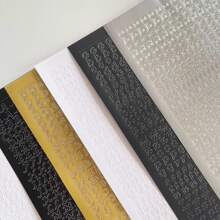 Alphabet Letter Stickers - Self Adhesive Vinyl Sheets For DIY Scrapbooking,Gifts Box, Card,Craft (4 Colors, Uppercase/Lowercase Styles)