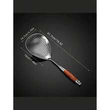 1 件不锈钢滤锅、意大利面滤锅、煎勺过滤器、煎烤过滤器，适用于煎炸、火锅和烘焙 - 易于排水、耐热、可用洗碗机清洗 - 餐厅和家庭使用的完美圣诞礼物 - 彩色 - 查看 19