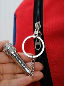 Portachiavi con microfono personalizzato, portachiavi festa del papà personalizzato, portachiavi con nome personalizzato, portachiavi personalizzabile per donne/uomini, ciondoli per borse personalizzabili, portachiavi per bambini, portachiavi per insegnanti, regali di compleanno, anniversario, decorazione camera da letto, versatile, feste, fidanzata, fidanzato, amici, famiglia, studenti, madre