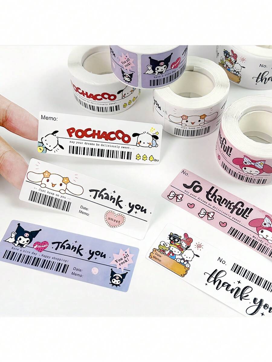 Sanrio [Autorizado por Sanrio] 120 piezas Kuromi. Pegatinas de Hello ...