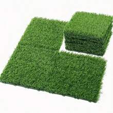 10/20/30 Piezas Baldosas de césped sintético extraíbles e intercambiables, Césped artificial de alta calidad adecuado para patios exteriores, áreas de juego, jardines, decoración del hogar, amigable con las mascotas, césped suave, 30*30cm