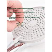 Multi-Function Shower Handheld Sprayer, Large Panel Showerhead With Liquid Silicone Holes, Suitable For Hot Water Heater
