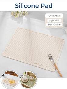 1 szt. 30*40 cm silikonowa mata odpływowa, mata odpływowa do ekspresu do kawy, mata do suszenia naczyń, silikonowa mata anty-rozpryskowa do zlewu, przybory kuchenne, kubki, gąbka do mydła wielofunkcyjny uchwyt na stojak odpływowy, mata odpływowa na blat kuchenny i łazienkowy, akcesoria do dekoracji domu