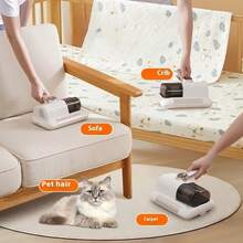 13000Pa High Suction, Two Adjustable Suction, Double Cup Design, Multiple Bacterial Filtration, Quilts, Blankets, Sofas, Clothes - 1pc - View 10