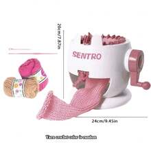 Children's Double-Sided Knitting Machine, 22/32/40/48 Needles Hand Knitting Machine Set (Random Accessory Color), Hand-Cranked Wool Knitting Machine For Scarves, Hats, Gloves, Socks, Sweaters, Dolls Interactive Toys, Suitable For Adults And Beginners, Good For Christmas And New Year Gifts - Wool Machine Style - View 15