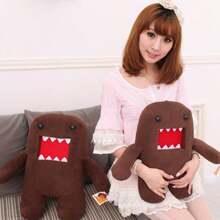 1 件 Domokun 毛绒枕头 - Domo-Kun 靠垫 - 卧室装饰枕头 - 柔软毛绒质地 - 节日礼物 - 生日礼物 - 复活节奖励 - 万圣节礼物 - 圣诞节礼物 - 完美礼物 - 玩具 - 游戏