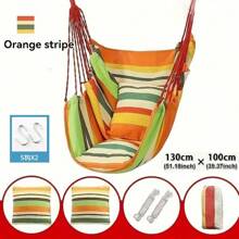 51,18x39,37 inch gebreide hangmatschommel - stevige hangstoel voor binnen en buiten, comfortabele stof, machinewasbaar, ideaal voor thuis, slaapkamer en terras