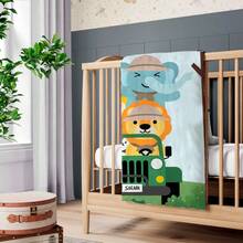 Baby Comforter For Crib And Bed, Warm Padded, Sublimated Print - 薩法裡維德 - 查看 2
