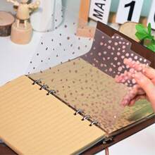 5 件 A5/A6 叶子和星形分隔页，6 孔分隔器，用于文件整理学校用品，返校 - 無色 - 查看 6