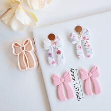 1pc Bow Polymer Clay Cutter Spring Themed Clay Handicraft Product, Suitable For DIY Jewelry Making, Polymer Clay Tools - bow - View 6