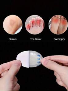 15片透明隐形防摩擦贴加厚脚趾贴凝胶前脚底垫脚跟贴凝胶垫防水泡罩