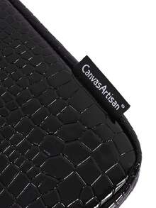 防震电脑包黑色 PU 笔记本电脑保护套适用于 Matebook SurfaceBook 返校学校用品包适用于学校工作笔记本电脑包适用于女士 Mac Book 保护套