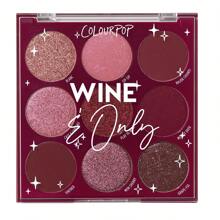 ColourPop Wine & Only Eyeshadow Palette - Deep Red & Burgundy Eye Makeup Palette With Matte, Metallic And Matte Sparkle Finishes - High-Pigment Eye Makeup With A Long-Wearing Formula (0.3 Oz)