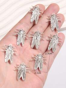 8pcs Cute Animal Shaped Zinc Alloy Pendants, DIY Jewelry Making For Necklace, Bracelet, Gift