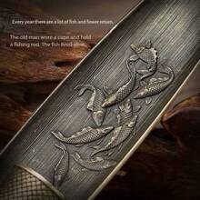 Ceramic Fisherman Bamboo Raft Incense Holder, Creative Tea Ceremony Antique-Style Burner For Home, Sandalwood Incense