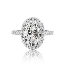 1pc Luxurious Pigeon Egg 5CT Moissanite Ring Diffuse Noble Oval Diamond Ring Women's Ring 925 Sterling Silver Engagement Wedding Promise Eternity Ring Anniversary Exquisite Jewelry Gift