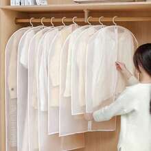 [ Super Value 5 Items ] Clothing Dust-Proof Bag Hanging Bag Set Is Now Available. It Integrates Dust-Proof And Storage Functions, Making It Easy To Store Coats, Dust-Proof Covers, Coat Dust-Proof Covers, Clothing Dust-Proof Covers, Storage, Travel, Office, And Wardrobe Clothing Dust-Proof Covers