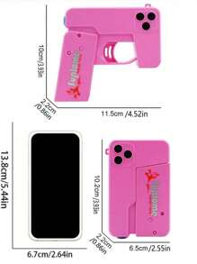 1 Stück faltbare Smartphone-förmige Wasserspritzpistole, Wasser-Spritzspielzeug für den Sommer Outdoor, zufällige Farbe Zubehör