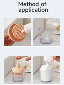 One Foam Machine For Facial Cleanser, Foam Bottle For Facial Cleanser, Foam Machine For Facial Cleanser, Portable Manual Facial Cleanser Bottle For Tourism, Portable Shower Gel For Facial Cleanser, Household And Tourism, And Manual Press Type Foam Maker For Shampoo. Easy To Use And Portable, - Multicolor - View 7