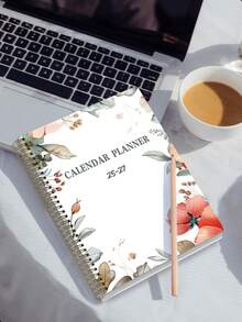 Trees 1 件 2 年月度计划笔记本，2025-2027 年月历笔记本 A4 日程本，带假期提醒笔记，用于任务管理，62 页，办公和学校用品 - 彩色 - 查看 2