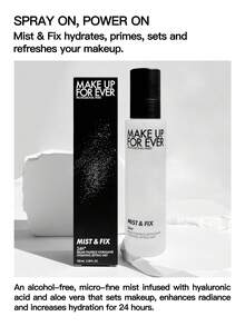 MAKE UP FOR EVER Bruma fijadora e hidratante, 100ml - Spray blanco 100ml - Ver 3