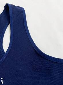 Kit de 6 camisetas de tirante ancho, multicolor, casuales para mujer, tela de poliéster y elastano; el color puede variar; te llegarán 6 camisetas en colores al azar. - Colores Oscuros 6P - Ver 4
