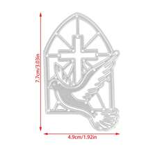 [Christmas] 1pc Christmas Cross Metal Cutting Dies Template, Suitable For DIY Scrapbooking Decoration Embossing Crafts Cutting Dies