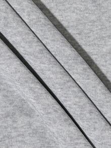 女式复古都市风格宽松灰色圆领运动衫，纽约字母印花，秋冬休闲套头衫