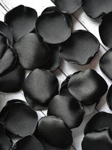 150/300/500Pcs Artificial Rose Petals Black Artificial Flower Petals Simulation Flowers Fake Flowers Suitable For Wedding Flower Girl Basket Aisle Centerpieces Table Confetti Party Gifts Home Decor,Halloween Decor Halloween Decor Fall Decor Room Decor