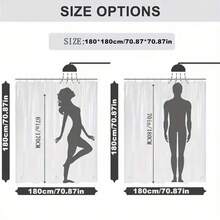 1/4 件 - 励志语录浴室装饰套装，现代彩色涂鸦积极口号“你是一个励志杰作”防水浴帘，带 12 个挂钩，防滑浴垫，马桶 U 型垫和盖子，家居装饰礼物，适合所有季节，是送给朋友和家人的完美日常和节日礼物