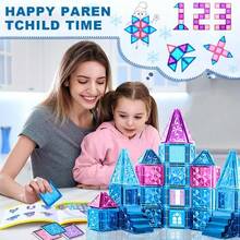 Diamond Magnetic Building Blocks - Princess Toys For 3-8 Year Old Girls & Boys - 3 4 5 6 Year Old Girl Birthday Xmas Present - Multicolor - View 4