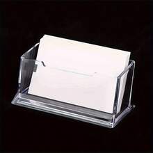 1/3件透明亚克力名片夹 - 彩色 - 查看 3