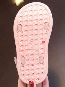 Cute And Sweet Princess Children's Sandals Non Slip Soft Bottom Beach Sandals - Pink - View 5
