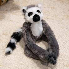 50厘米/19.68英寸长臂动物挂件毛绒玩具娃娃 - 柔软蓬松的毛绒玩具，单只/母子套装，双手采用魔术贴设计，可拆卸，可爱的儿童房墙面装饰、汽车后窗装饰、书包挂饰，特别的生日礼物、感恩节礼物、圣诞节礼物 - 彩色 - 查看 13