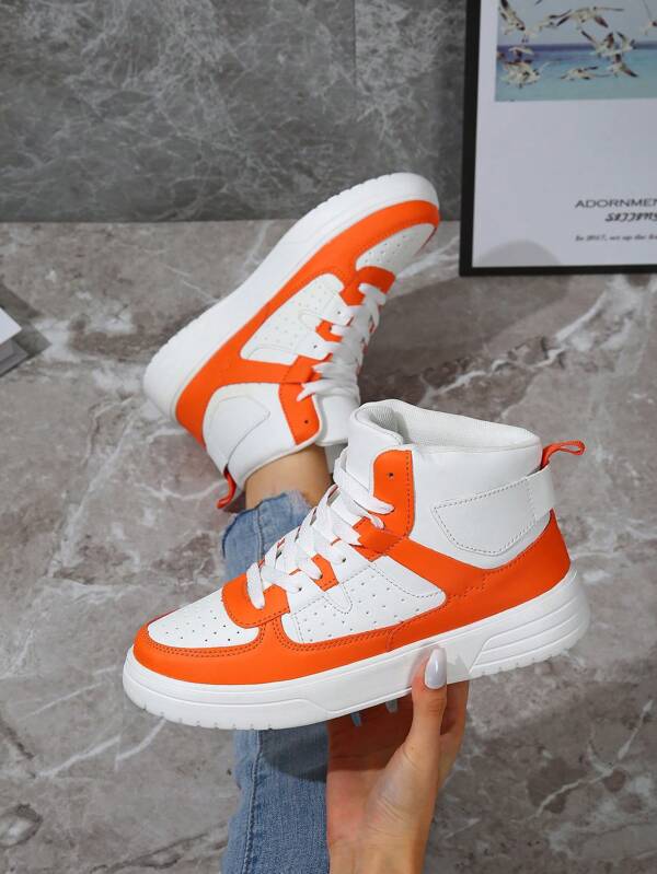 Bottes courtes hautes pour femmes, chaussures de ville décontractées, Baskets de la série City, cadeau de vacances parfait, cadeau de Noël, chaussures de skate montantes
